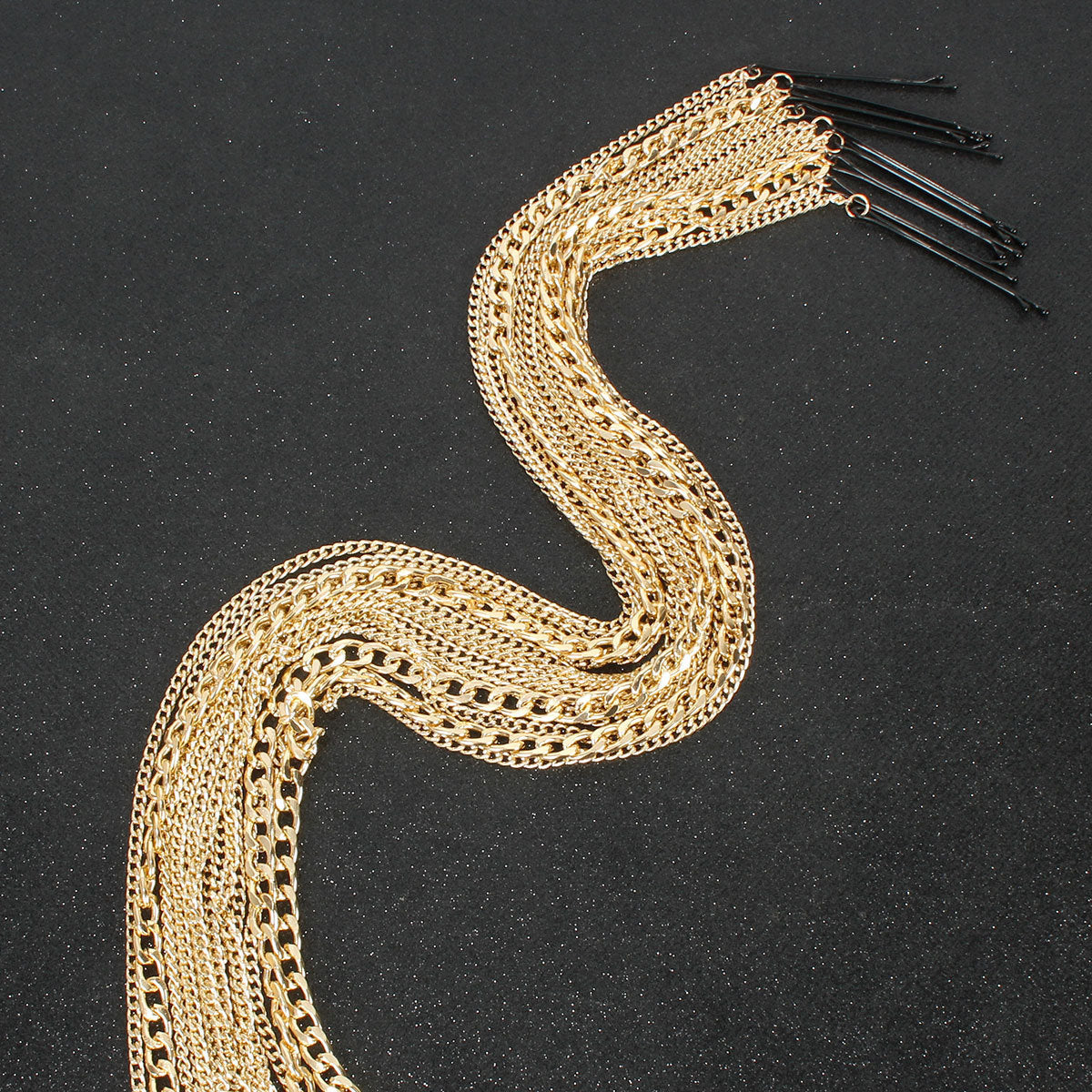 Aluminum Wave Style Hair Accessory