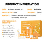 Lakerain Vitamin C Skincare Set 6-Piece Facial Care Kit