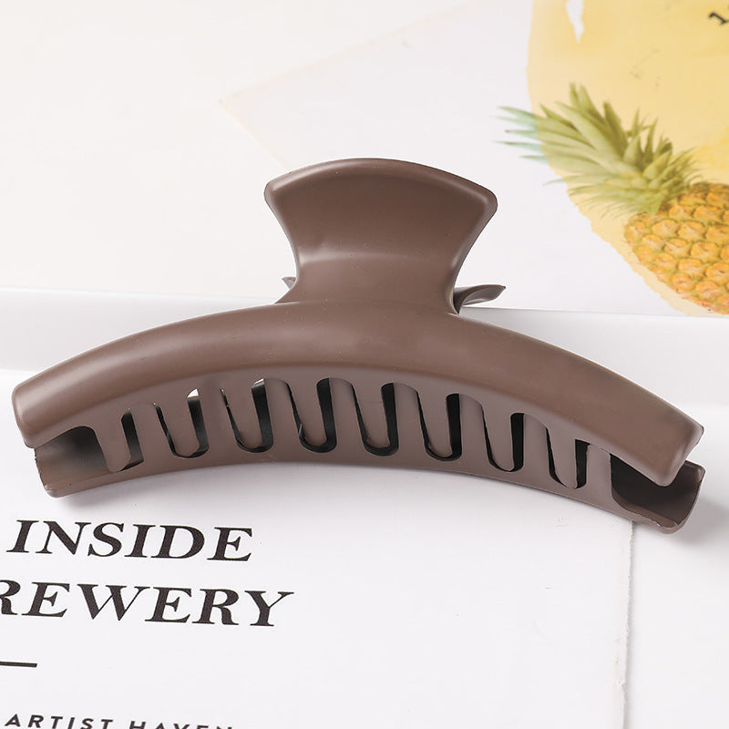 Solid Color Resin Grip with White Crystal