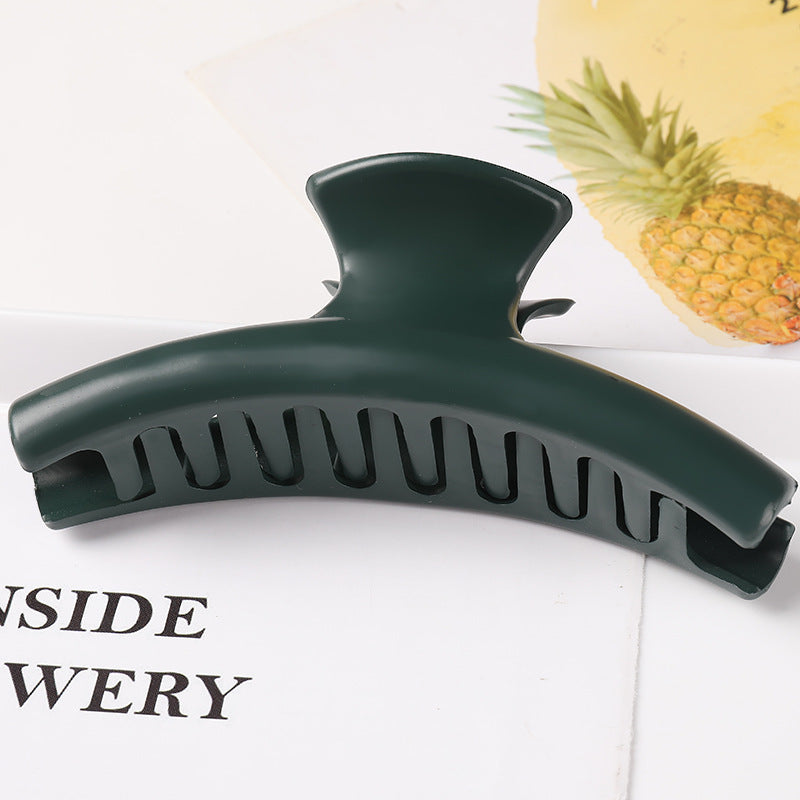 Solid Color Resin Grip with White Crystal