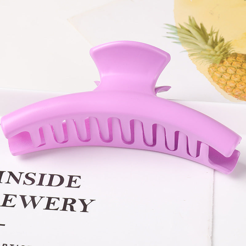 Solid Color Resin Grip with White Crystal