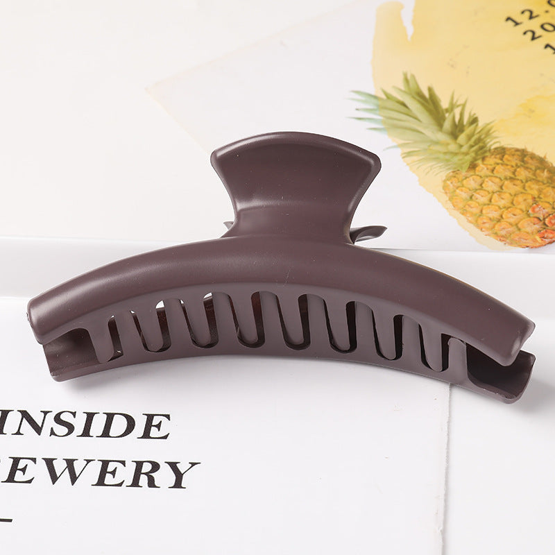 Solid Color Resin Grip with White Crystal