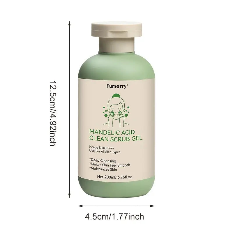 Fumorry™ Mandelic Acid Clean Scrub Gel for Skin Cleansing and Nourishing