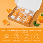 Lakerain Vitamin C Skincare Set 6-Piece Facial Care Kit