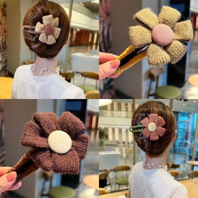 Handmade Floral Cloth Hairpin